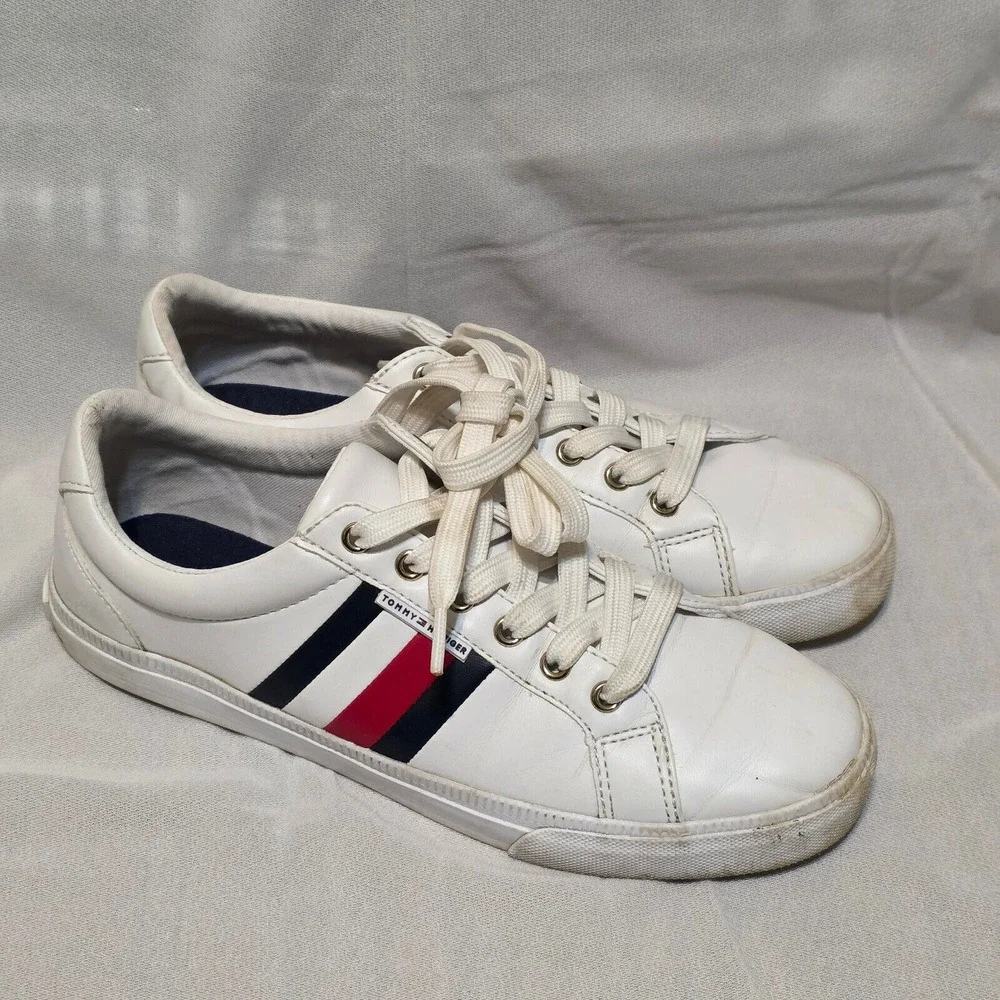 Tommy Hilfiger Twilightz Womens Shoes Size‎ 7 M Sneakers White Lace Up/Low Top